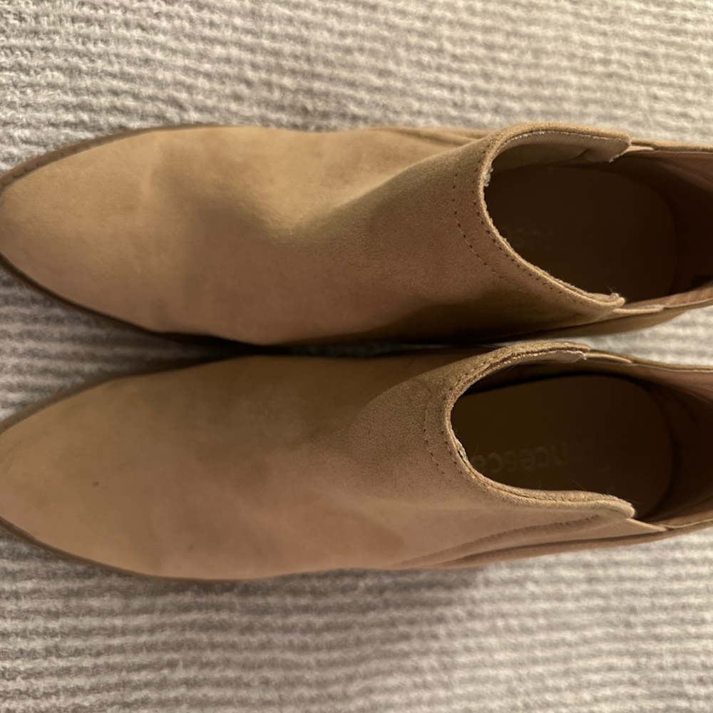 Tan Ankle Booties